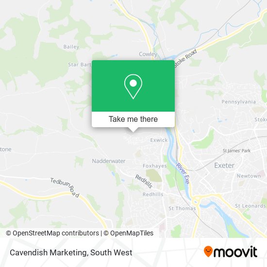 Cavendish Marketing map