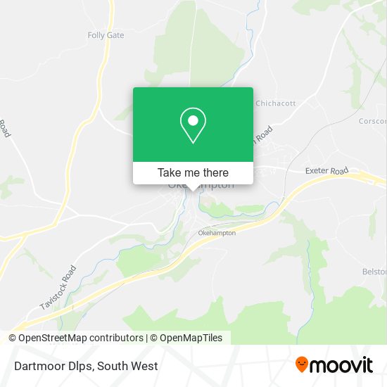 Dartmoor Dlps map