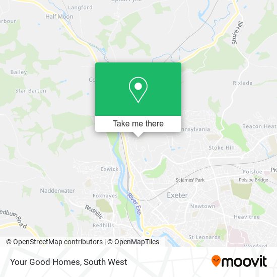 Your Good Homes map