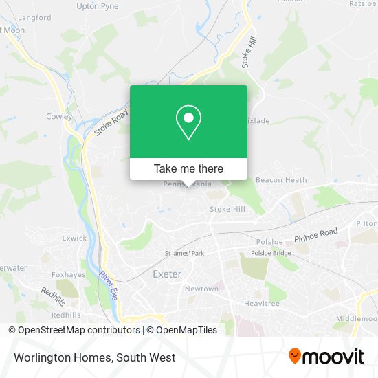 Worlington Homes map