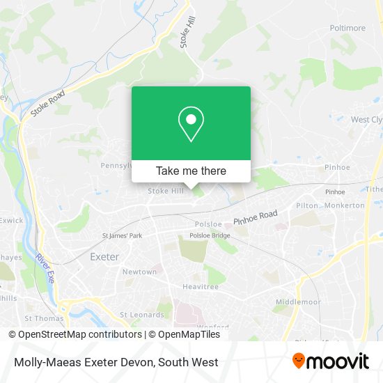 Molly-Maeas Exeter Devon map