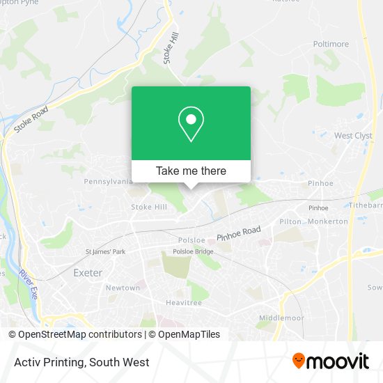 Activ Printing map