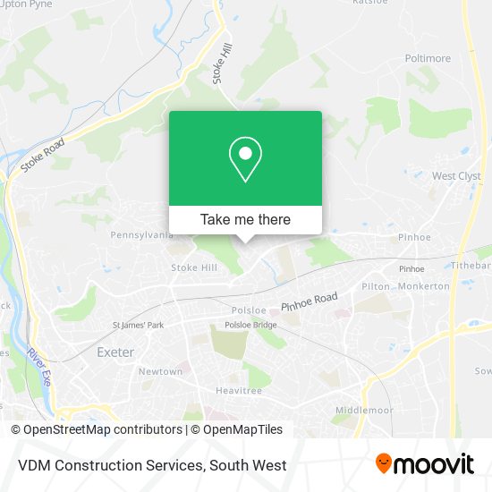 VDM Construction Services map