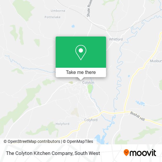 The Colyton Kitchen Company map