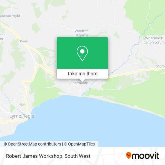 Robert James Workshop map