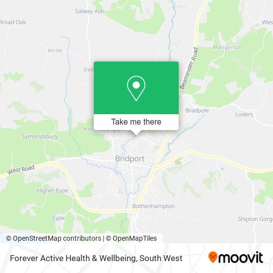 Forever Active Health & Wellbeing map