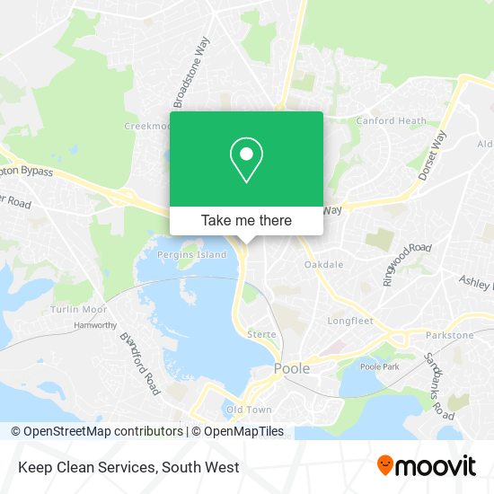 Keep Clean Services map