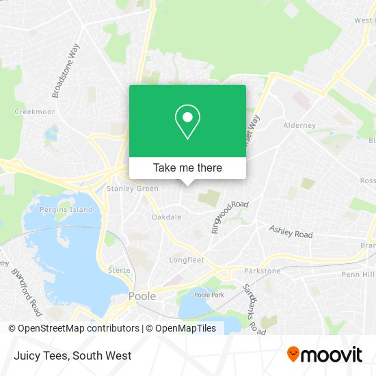 Juicy Tees map