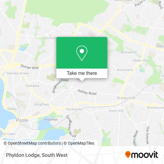 Phyldon Lodge map