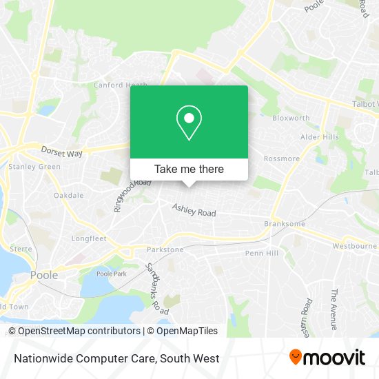 Nationwide Computer Care map