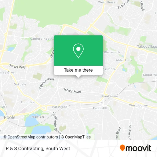 R & S Contracting map