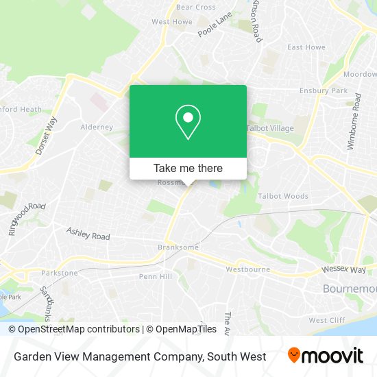 Garden View Management Company map