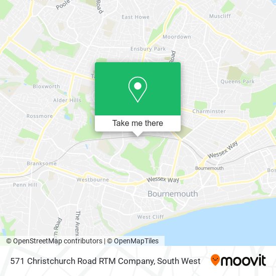 571 Christchurch Road RTM Company map