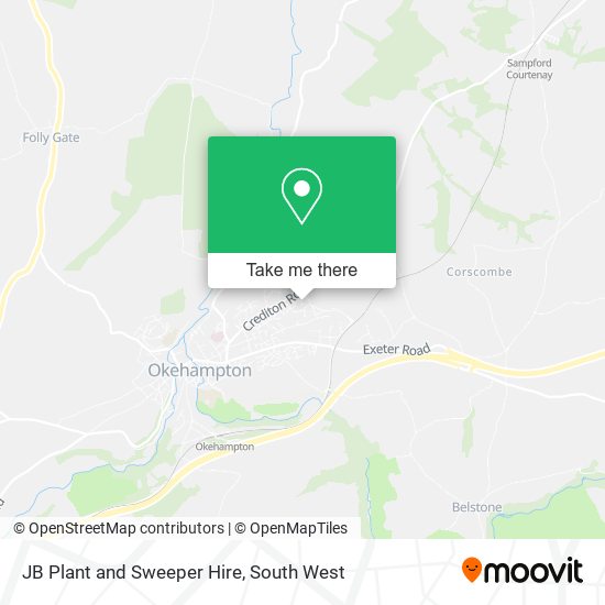 JB Plant and Sweeper Hire map