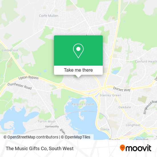 The Music Gifts Co map