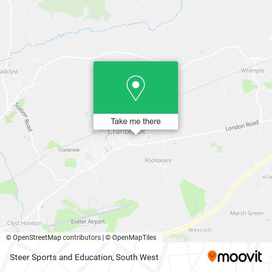 Steer Sports and Education map