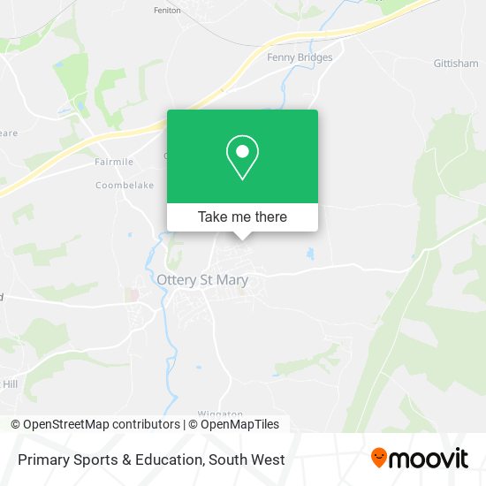 Primary Sports & Education map