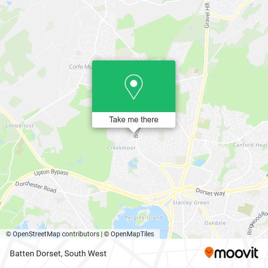 Batten Dorset map