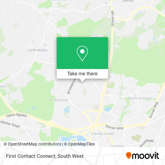 First Contact Connect map