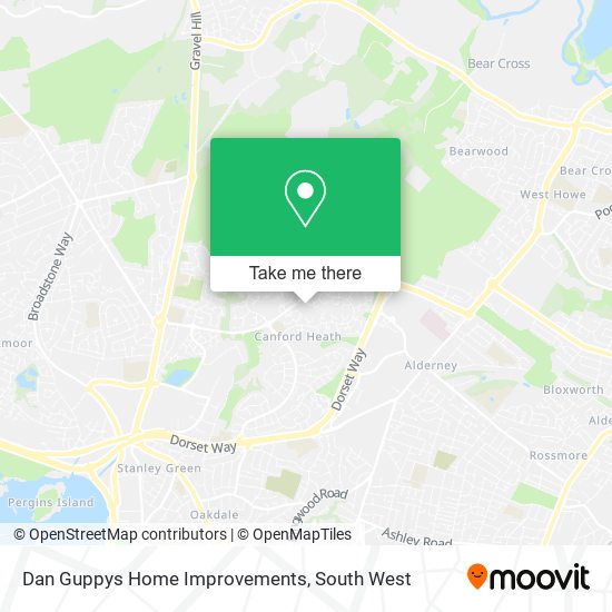 Dan Guppys Home Improvements map