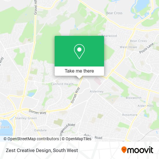 Zest Creative Design map