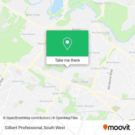 Gilbert Professional map