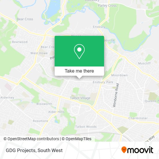 GDG Projects map