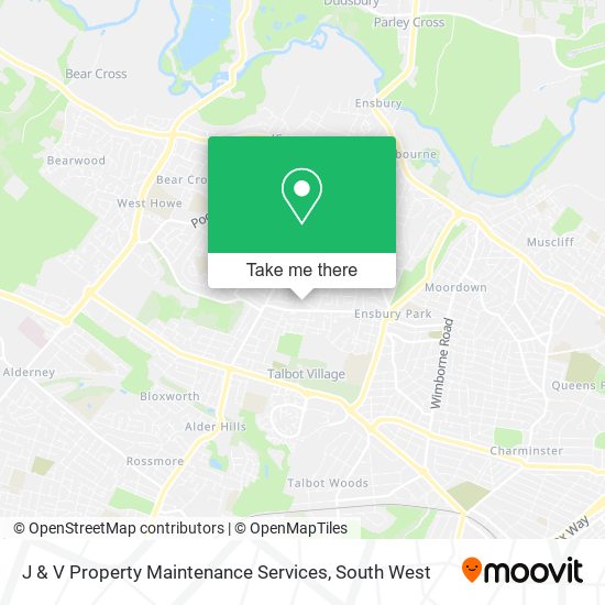 J & V Property Maintenance Services map