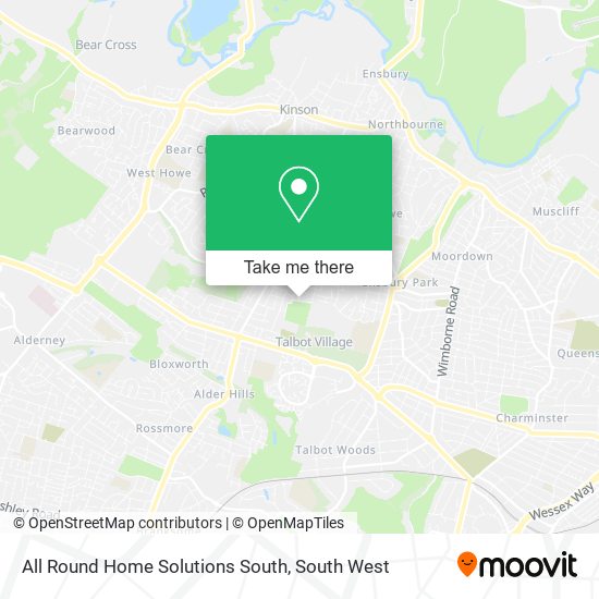 All Round Home Solutions South map