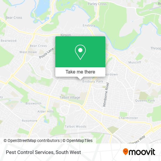 Pest Control Services map