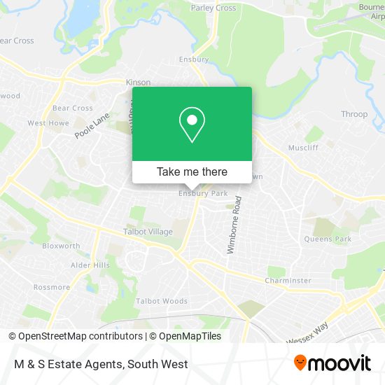 M & S Estate Agents map