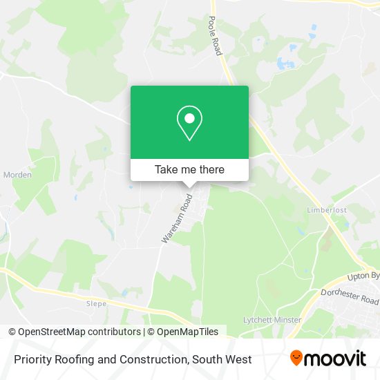 Priority Roofing and Construction map