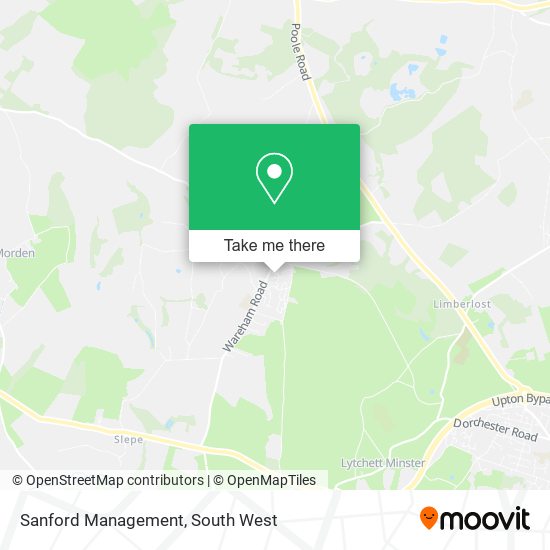 Sanford Management map