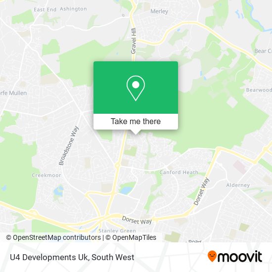 U4 Developments Uk map