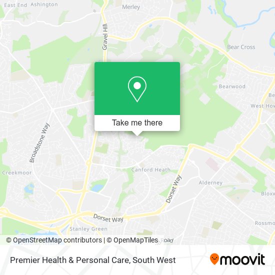 Premier Health & Personal Care map