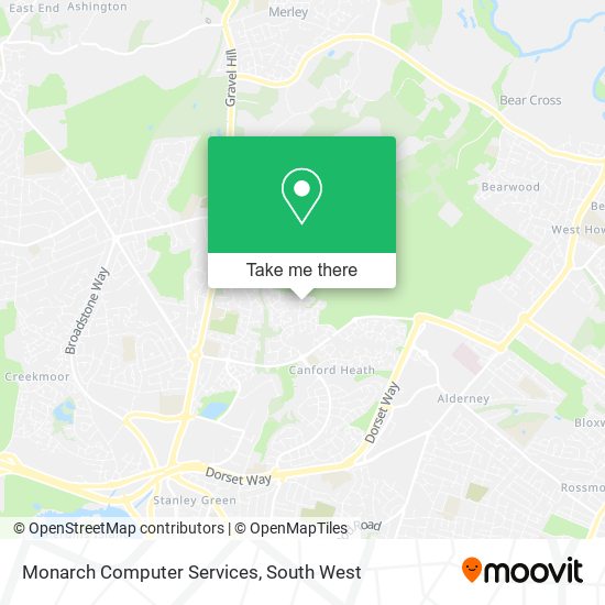 Monarch Computer Services map