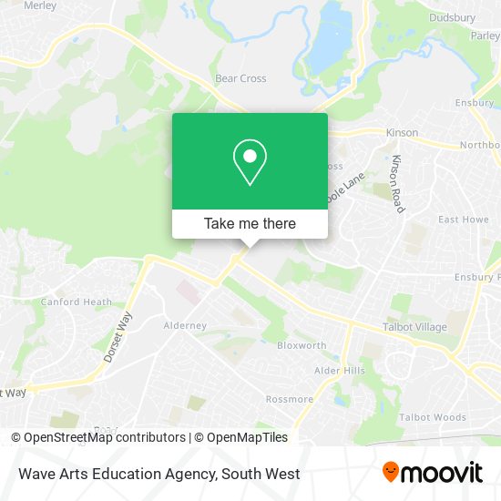 Wave Arts Education Agency map