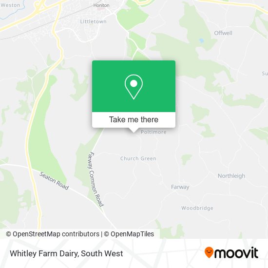 Whitley Farm Dairy map