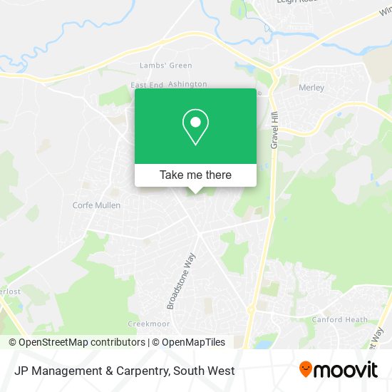 JP Management & Carpentry map