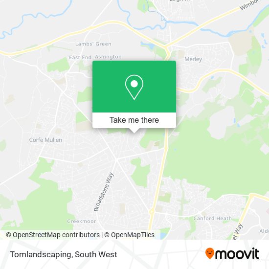 Tomlandscaping map
