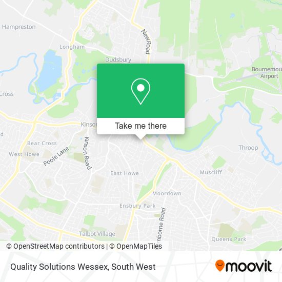 Quality Solutions Wessex map