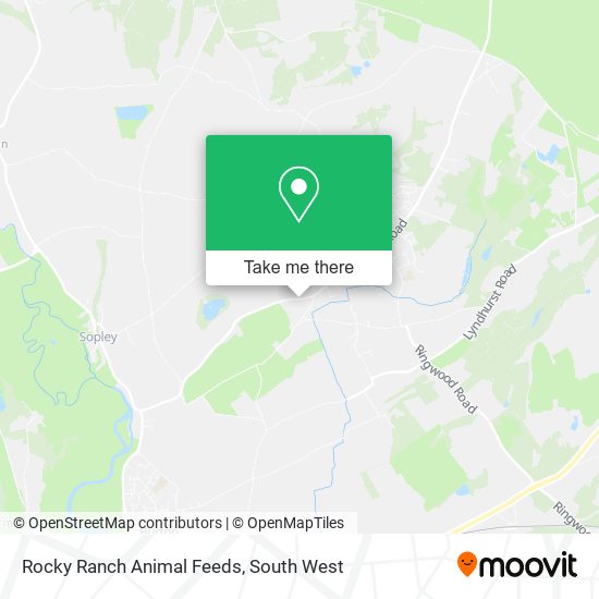 Rocky Ranch Animal Feeds map