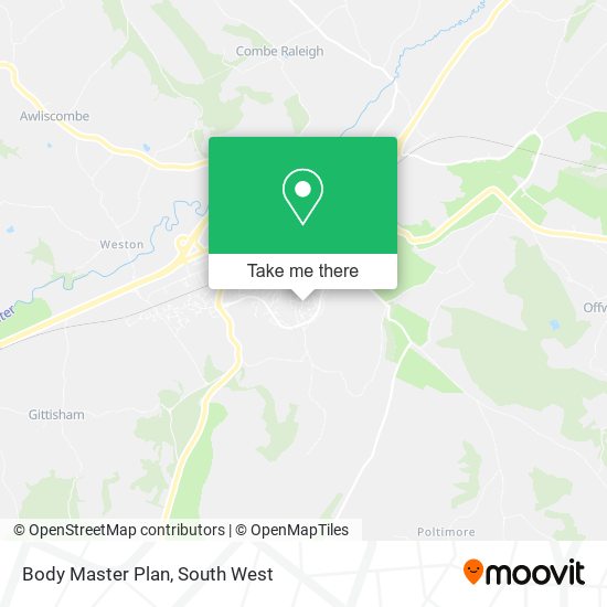 Body Master Plan map