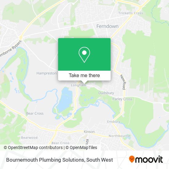 Bournemouth Plumbing Solutions map