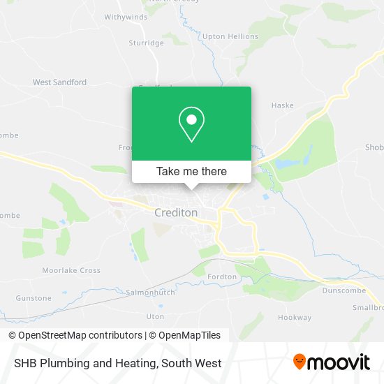 SHB Plumbing and Heating map