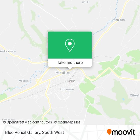 Blue Pencil Gallery map