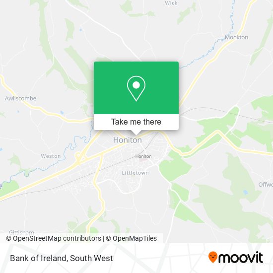 Bank of Ireland map