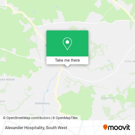 Alexander Hospitality map