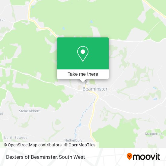 Dexters of Beaminster map