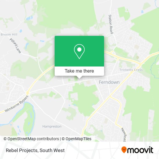 Rebel Projects map